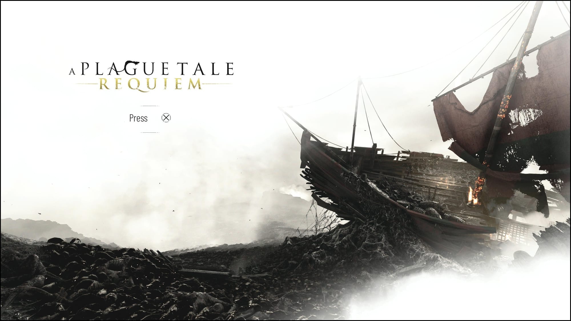 A Plague Tale: Requiem's title screen